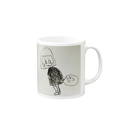 女だって屁。 Mug