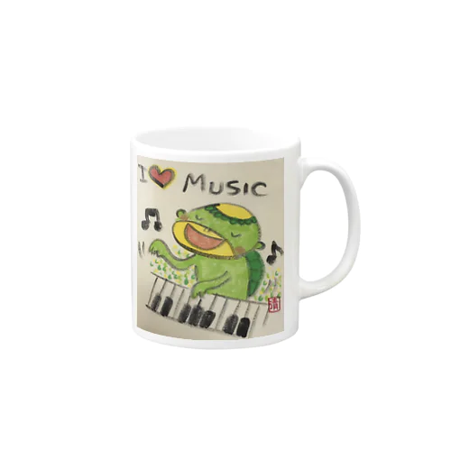 ピアノかっぱくん Piano Kappa-kun マグカップ