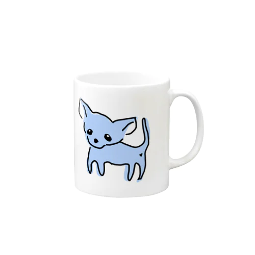 ゆるチワワ（ブルー） Mug