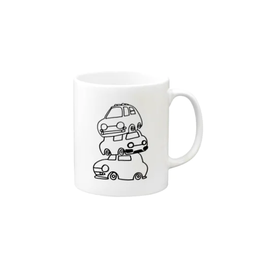 スクラップカー Mug