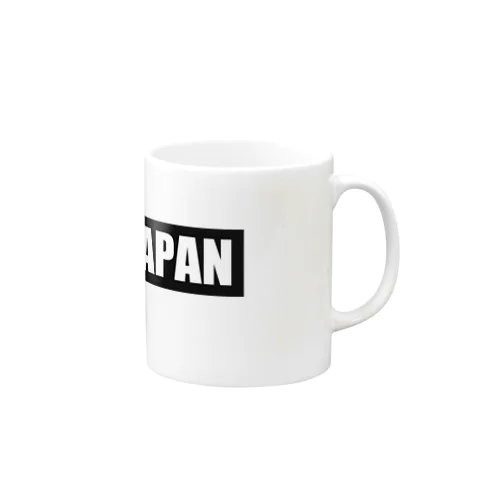 INOLIN JAPAN 黒背景文字 Mug