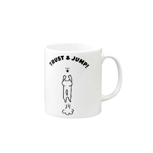 TRUST & JUMP !(BLACK) Mug