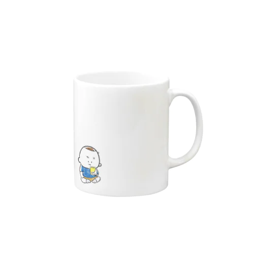 スマホをいじる夫・サミ太郎 Mug