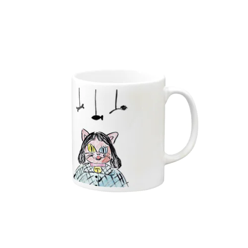 【 数量限定 】 「 キャット少女 」 猫 Tシャツ 帽子 など Mug