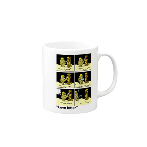 Love letter (black) Mug