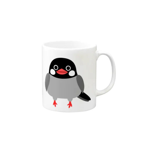 文鳥 Mug