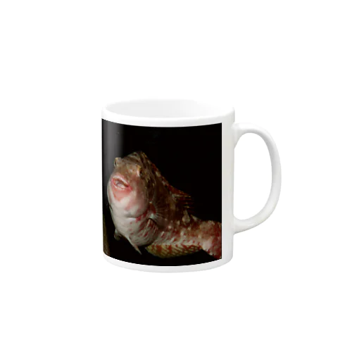 魚　正面 マグカップ