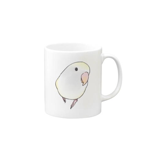 コザクラインコ　バイオレットパイドちゃん【まめるりはことり】 Mug