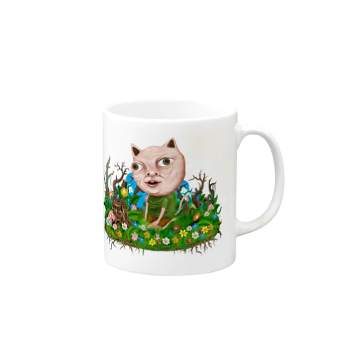 松山征シローのチャッピーお座り編2 Mug