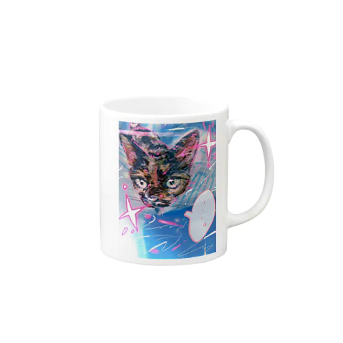 猫のルー Mug