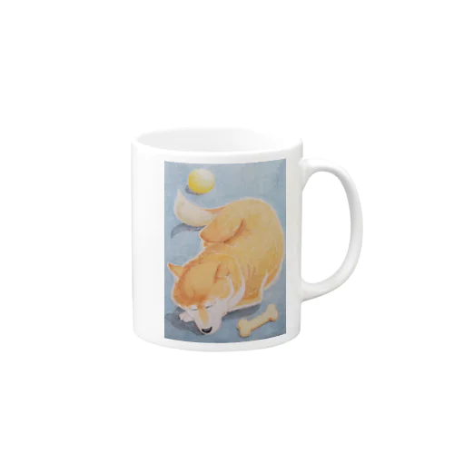 お昼寝柴犬ハッピー Mug