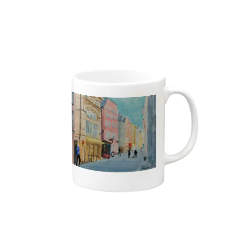 ストックホルムの路地裏 Mug