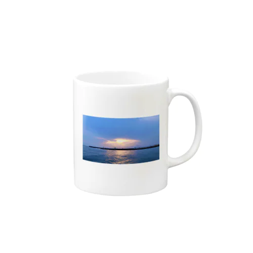 夕陽ワンポイント Mug