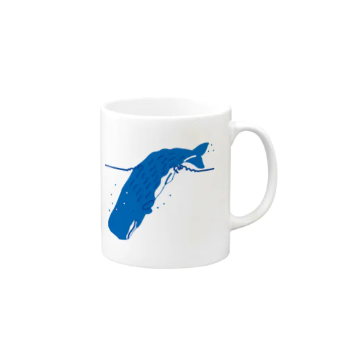 マッコウクジラ・フルークアップダイブ Mug