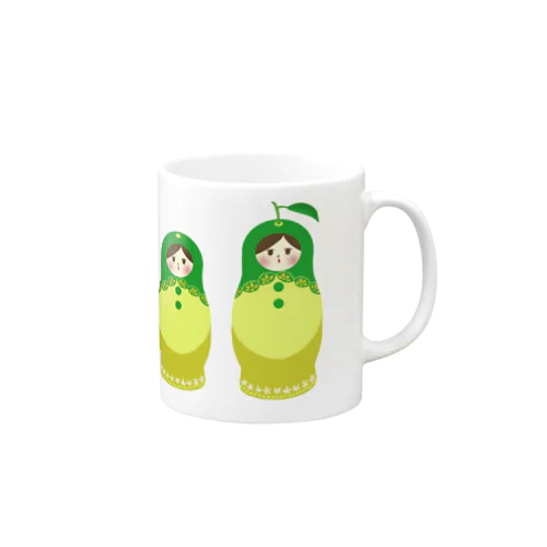 [九州・大分]かぼすマトリョーシカさん Mug