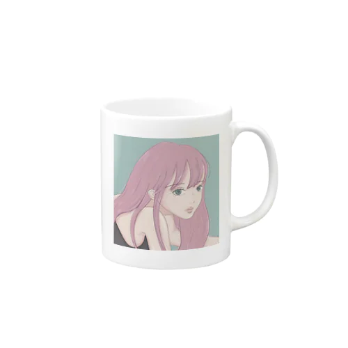 夏休みの女の子 Mug