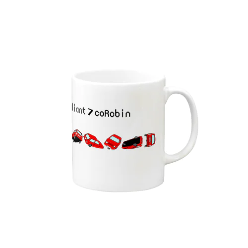 赤　Reliant 7coRobin Mug