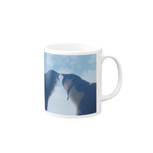 ねこ猫ネコニャンず～晴天～ Mug