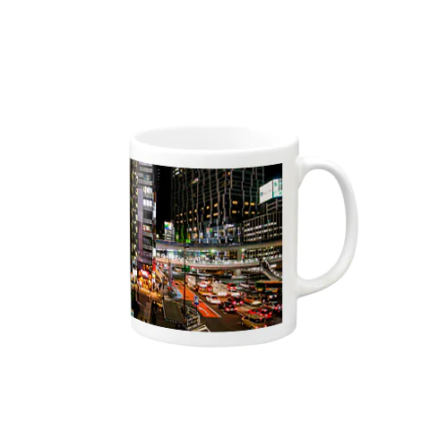 渋谷の夜景 Mug