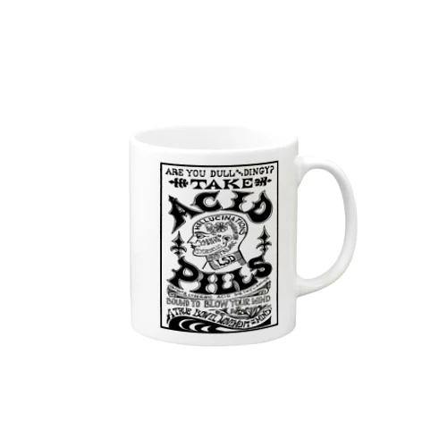 TAKE ACID PILLS_BLK Mug