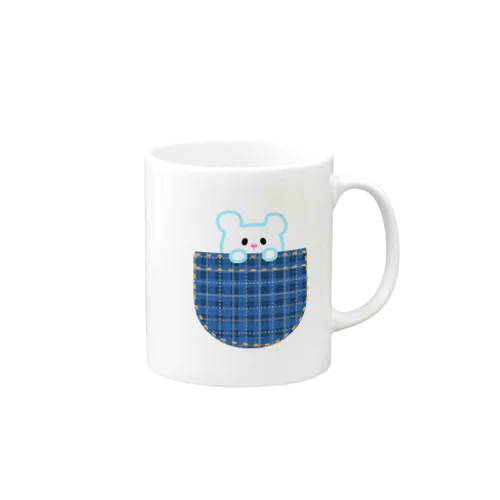 白くまくんinポケット Mug