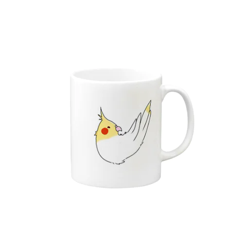 オカメインコのりんごちゃん Mug