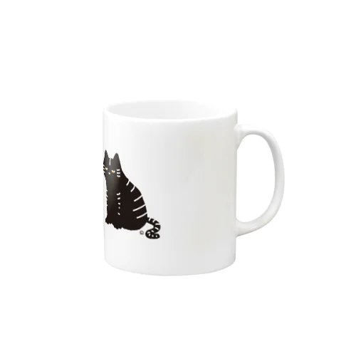 トラネコ・黒・小 Mug