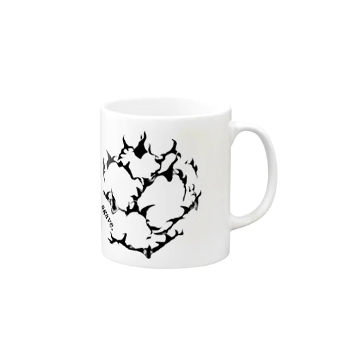 アガベ　ブラック&ブルー　titanota Mug