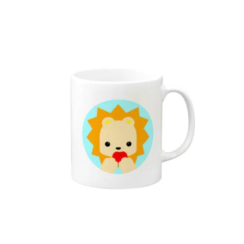 リンゴとライオン Mug