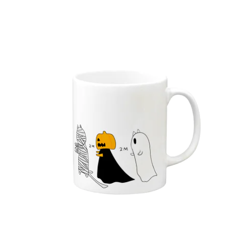 ソーシャルディスタンスなハロウィン Mug