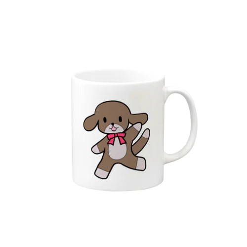 踊る犬 Mug