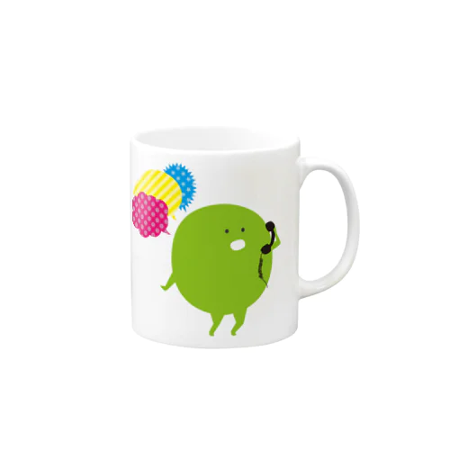 mame　でんわする Mug