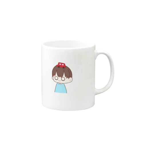 あたまの上にくるま Mug