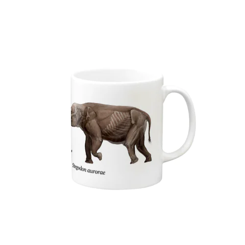 透けてるアケボノゾウ（Stegodon aurorae） Mug