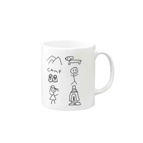 camp series by 週末日記 Mug