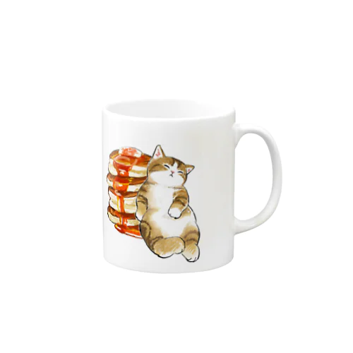 パンケーキにゃん　４段重ね Mug