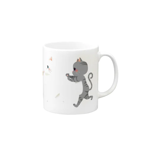 追いかけにゃんこずB Mug