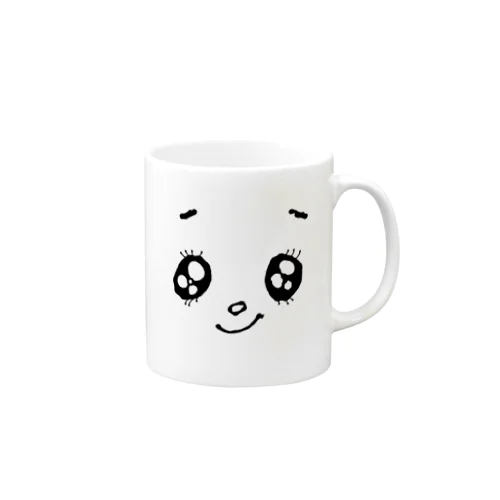 にこにこさん(淡色用) Mug