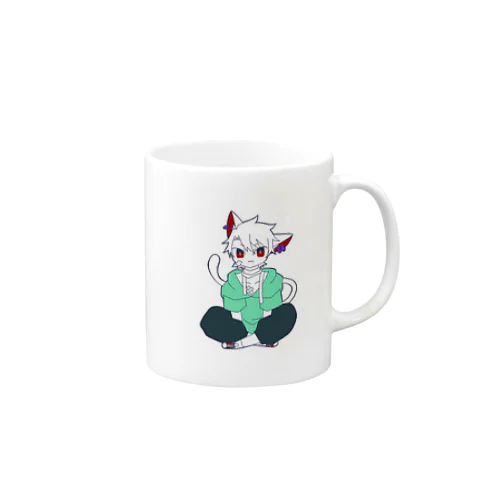 猫のキット Mug