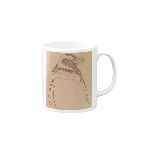 カキカケペンギン Mug