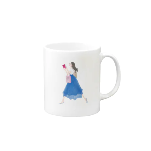 ラブストーリー好きな女性 Mug