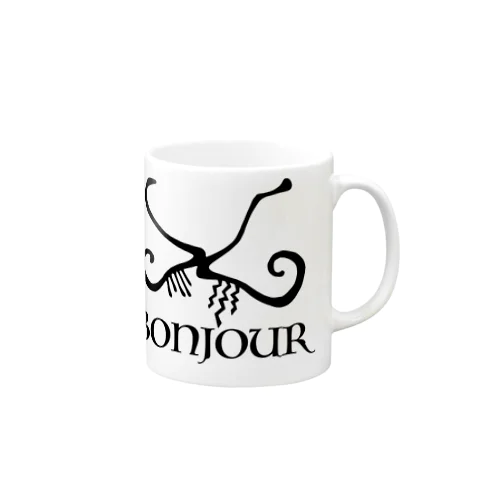 Bonjour hanage Mug