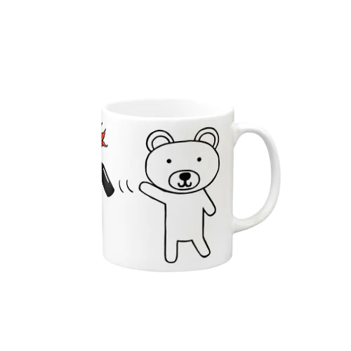 火炎瓶クマ Mug