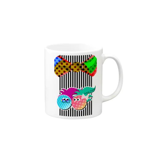 ヘアーヘッド君BIGリボン Mug