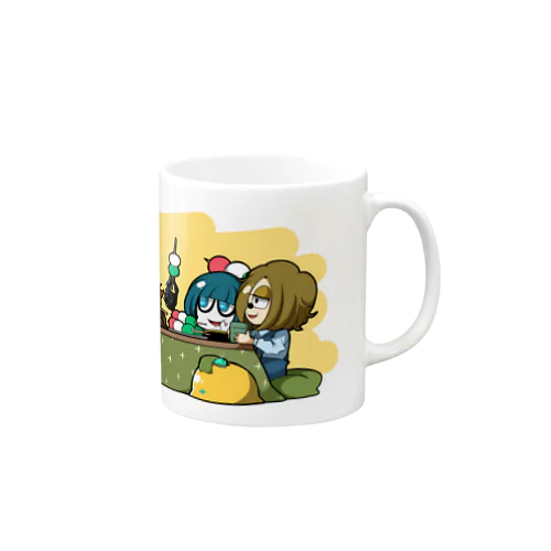 コタツでお団子女子会 Mug