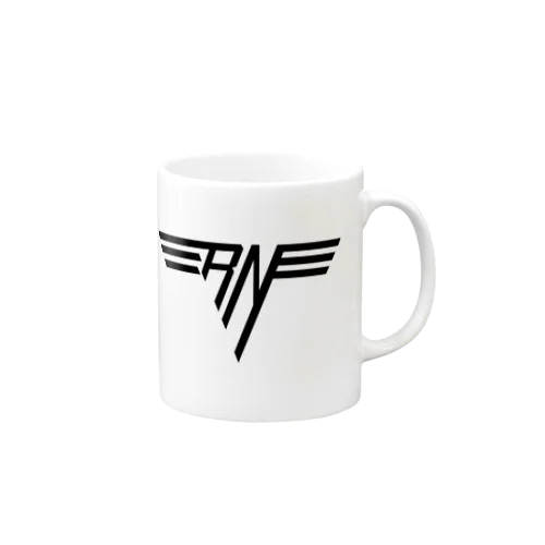 バンド風ロゴ「R.N.」 Mug