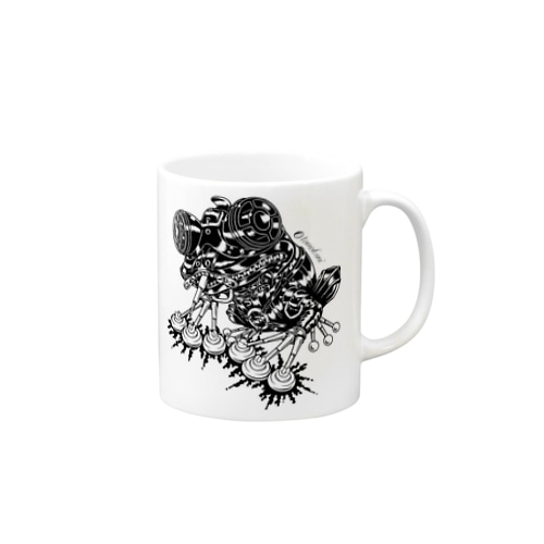 Animalia Kinky “ Black Frog ” Mug