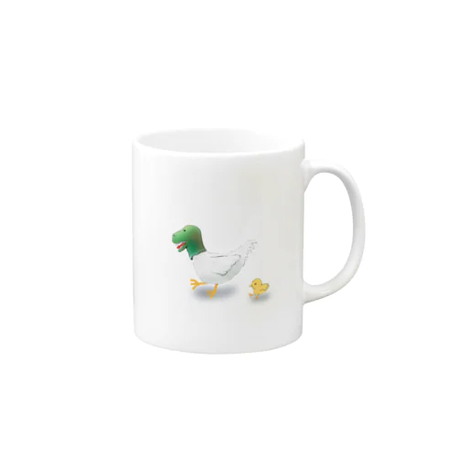 T-Rex Chicken & Chick Mug