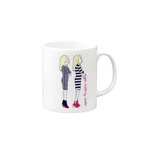 2girl_side Mug