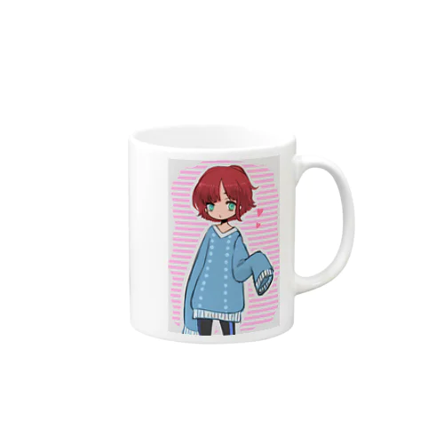 ブカブカ袖ガール Mug